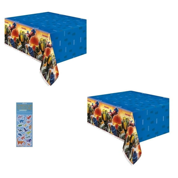 Unique Birthday Party Supply Sets, Plastic Multicolor Transformers, 2 Count