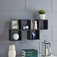 thumbnail image 3 of Danya B Contemporary, Industrial 5.75" x 15.25" 4-Tier Black Floating Shelf, 3 of 3