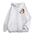 thumbnail image 4 of WILLBEST Sudadera para Mujer, Estilo Navideño, con Cremallera, Manga Larga, Bolsillo, Cordón Ajustable y Capucha Mediana, 4 of 8