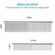 thumbnail image 5 of Paquete de 2 peines para perros con extremos redondeados, dientes de acero inoxidable, peine para gatos para eliminar enredos y nudos, 6,3 pulgadas/7,4 pulgadas, 5 of 5