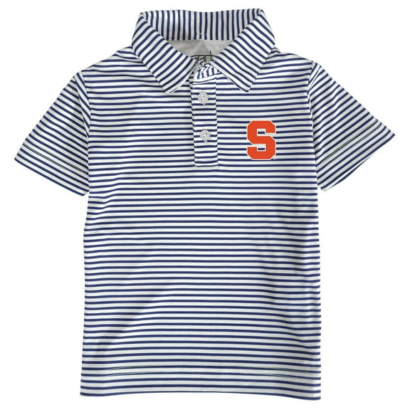 Toddler Garb  Navy Syracuse Orange Carson Polo