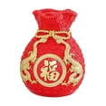 thumbnail image 3 of Adorno de escritorio mayimx Figura de bolsa de dinero Feng Shui Año Nuevo rojo m, 3 of 9