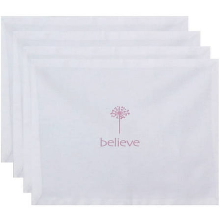 

Simply Daisy 18 x 14 Make a Wish Word Print Placemat