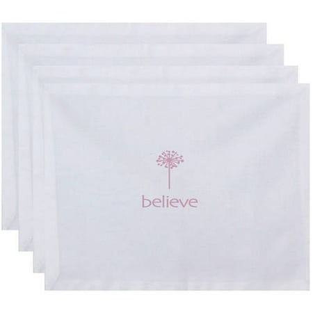 

Simply Daisy 18 x 14 Make a Wish Word Print Placemat