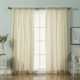 thumbnail image 1 of Best Home Fashion, Inc. Mini Flower Curtain Panels (Set of 2), 1 of 2