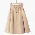 thumbnail image 6 of WOMEN HIGH WAIST A LINE SKATER MINI SKIRT PLEATED SHORT SCHOOL SKIRT DRESS USA, 6 of 6