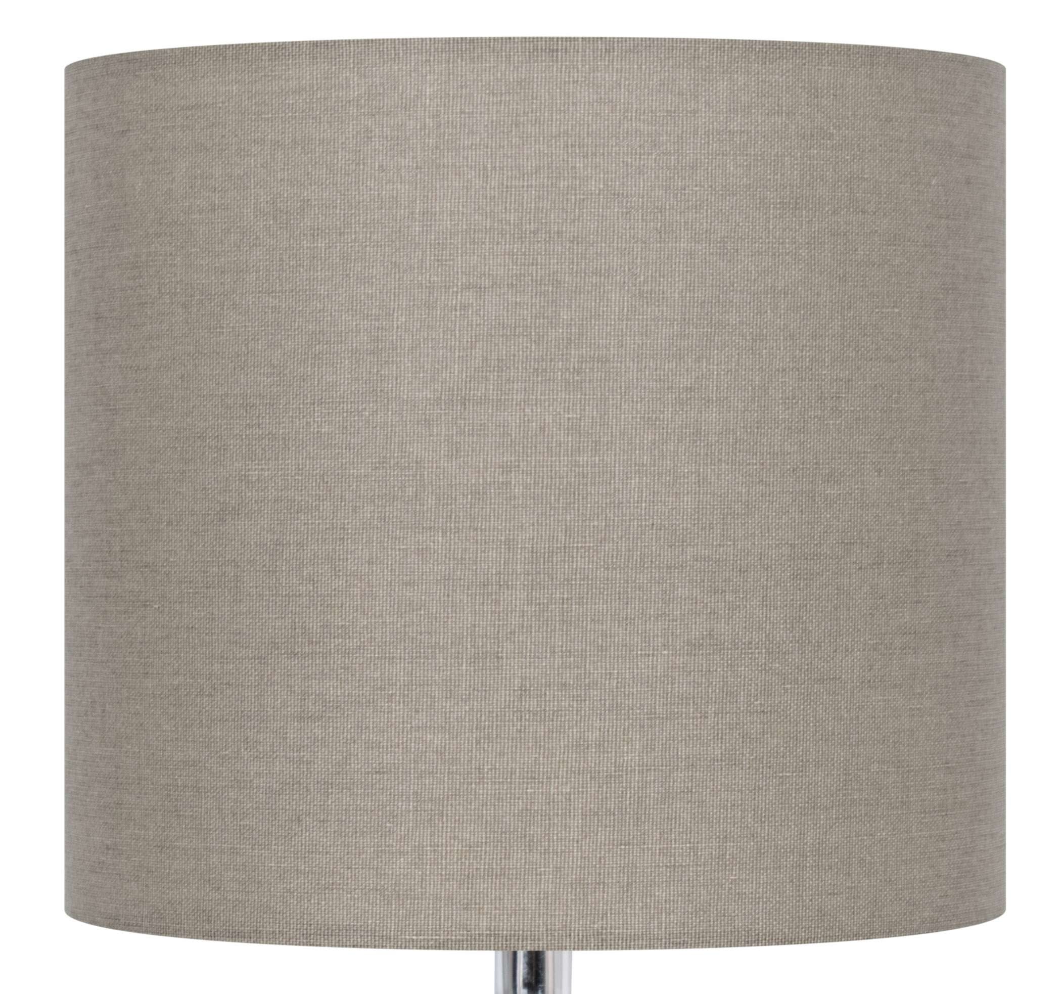 Better Homes Gardens Gray Ceramic Diamond Pattern Table Lamp with Gray Shade 15 H