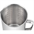 thumbnail image 3 of Medidora Grande de Acero Inoxidable, Medidora de Metal Líquido con Asa, 34 Oz / 1000 Ml / 4 Tazas, 3 of 5