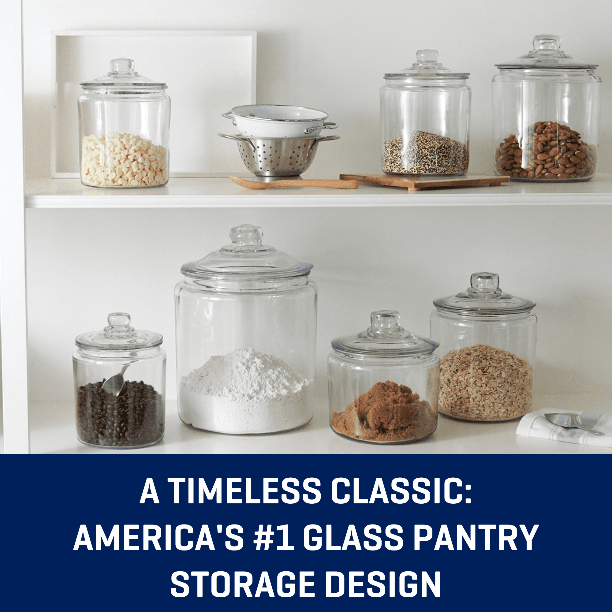 Heritage Hill 128-Oz. Large Glass Jar with Lid + Reviews, Crate & Barrel