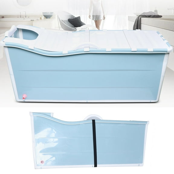 DENEST Adult Spa Bath Bucket Ergonomic Bathtub Freestanding Folding Water Tub Durable Soaking Bathtub Adult SPA Tub