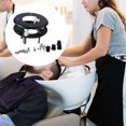 thumbnail image 2 of Salon Shampoo Bowl with Stable Tilt Mechanism for Hair Washing Station & Wash Basin, 2 of 5