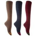 thumbnail image 3 of Lian Lifestyle Awesome Women's 3 Pairs Knee High Cotton Socks, Breathable, Fancy and Cozy Size 2.5-7 L158212(Assorted), 3 of 4
