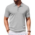 thumbnail image 2 of HAJWOH Men's Golf Polo Shirts 4XL Quick Dry Short Sleeve Moisture Wicking Casual Button Down Top, 2 of 5