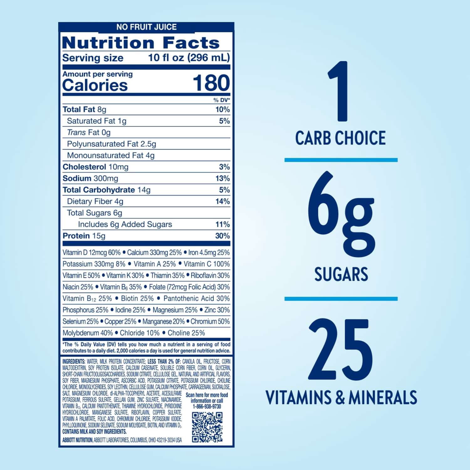 (2 pack) Glucerna Hunger Smart Diabetic Protein Shake, Classic Strawberry, 10-fl-oz Bottle, 6 Count