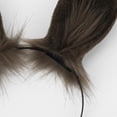 thumbnail image 3 of Slccxzc Horse Ears Shape Headband Plush Animal Hairband for Party Props, 3 of 7