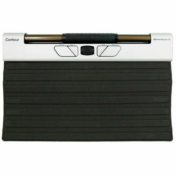 Contour RollerMouse Go - Wireless - Rechargeable - 4000 dpi - RollerBar - 5 Button(s) - 5 Programmable Button(s) - Symmetrical - 3 Month Battery Run Time