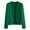 Green, variant on CILENON Trendy Outfits for Women 2024 Women's Long Sleeve Ice Silk Knit Skirt V Neck Cardigan (Red,XXXXL)