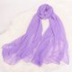 thumbnail image 3 of Bufanda de color liso con protección solar para mujer, bufanda doble, color morado (160 x 50 cm), 3 of 6