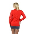 thumbnail image 4 of SOCAL LOOK Women Valentine Heart Sweater - Cute Casual Acrylic Pullover, Perfect for Valentine's Day, 4 of 5