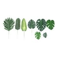thumbnail image 2 of 204 Piezas 8 Tipos de Decoraciones para Fiestas Tropicales Hojas de Monstera de , Hojas de Palma Artificiales con Tallo de Imitación, 2 of 5
