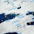 thumbnail image 3 of Elephant Stock World Awaits I Push Pin Caribbean Map Wall Art - Map Canvas Art - 12" x 8", 3 of 8