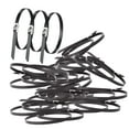 thumbnail image 2 of 100 Pieces Self Locking Metal Zip Ties Stainless Steel Practical Accessory Heavy 4.6x100mm, 2 of 9