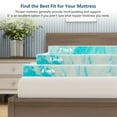 thumbnail image 2 of Beddle Mattress Topper,3 Inch King Size Gel Memory Foam Bed Topper,Pressure Relief for Back Pain, 2 of 7