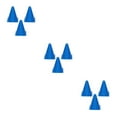 thumbnail image 2 of Langgg Ensemble de 3 Pcs Cône de Circulation Routière de Football Économique - Accidents Réduits Longue Durée de Vie Ballon de Football Réfléchissant Basketball Bleu 23 cm Ensemble de 3, 2 of 6