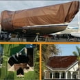 thumbnail image 7 of Heavy Duty Brown Tarp - 5 MIL Multipurpose UV Resistant Tarp Size: 9ft x 12ft (2 Pack), 7 of 7