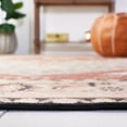 thumbnail image 5 of SAFAVIEH Tucson Filip Traditional Machine Washable Area Rug, 3' x 5', Aqua/Rust, 5 of 9