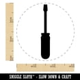 thumbnail image 2 of Screwdriver Silhouette Woodworking Tools Rubber Stamp for Scrapbooking Crafting Stamping - Small 3/4 Inch, 2 of 7