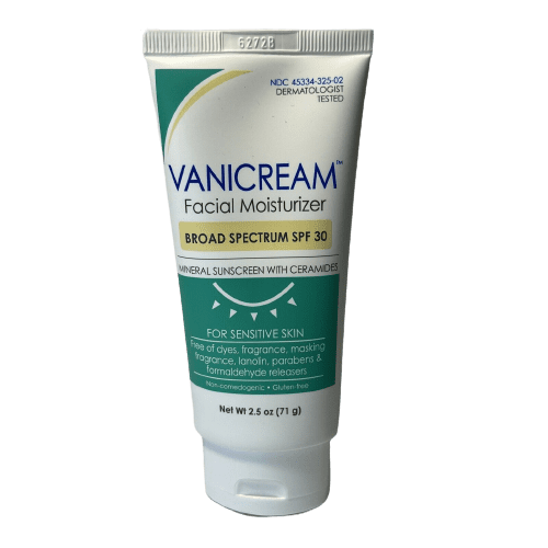 Vanicream Facial Moisturizer with SPF 30 2.5 fl Z Mineral Sunscreen