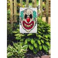 thumbnail image 2 of LADDKE Colorful Horror of Cartoon Clown Zombie Face Joker Evil Scary Garden Flag Decorative Flag House Banner 12x18 inch, 2 of 2
