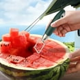 thumbnail image 1 of Cortador De Sandía, Rebanador De Fruta De Acero Inoxidable, Utensilio De Cocina De Fácil Agarre, Rebanador De Sandía Eficiente, Herramienta Rápida Para Preparar Fruta, Utensilio Para Cortar Y Picar., 1 of 7
