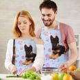 thumbnail image 3 of German Shepherd Apron-Garden Aprons for Women with Pockets-Cotton Linen Waterproof Kitchen Cooking Gardening Aprons Adjustable for Kitchen,Cooking,BBQ and Salon 33x27 Inch, 3 of 7