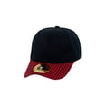 thumbnail image 2 of Top Headwear Adjustable Structured Plaid Bill Hat 12 LOT - Black/Red, 2 of 5