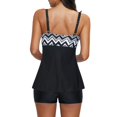 thumbnail image 4 of Traje de baño Zando Tankini para mujer, 2 piezas con falda, 4 of 5