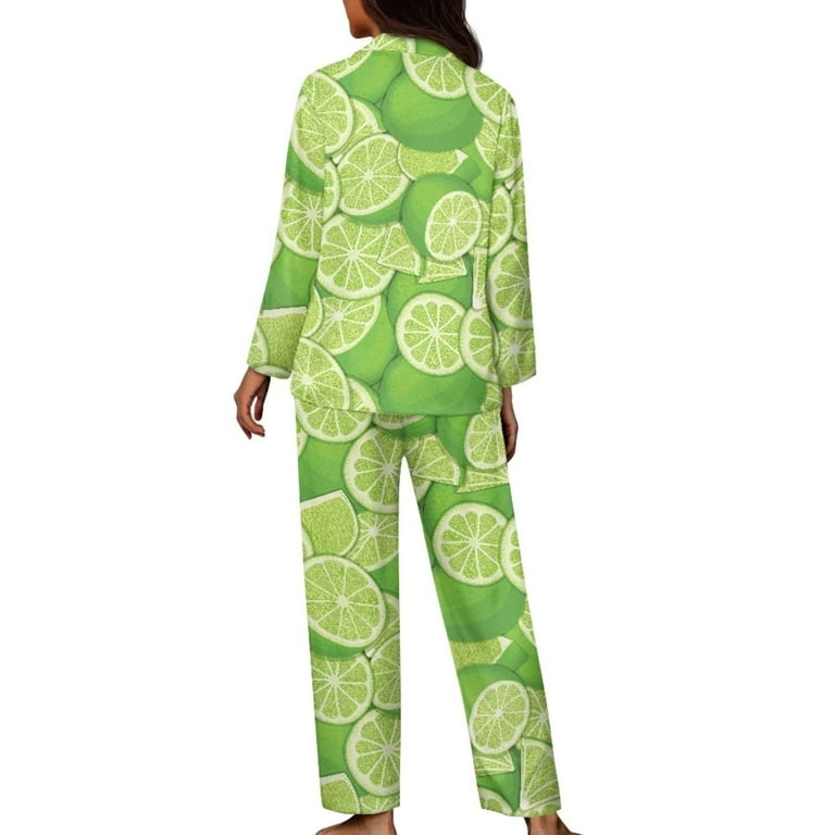 Lime green online pajamas