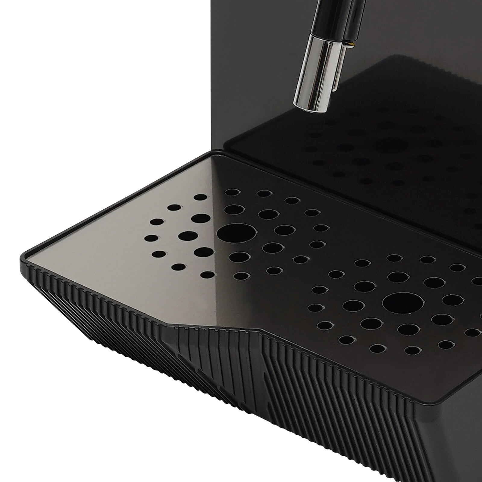 12L Hot Water Dispenser Fixed Time 304 Stainless Steel Hot Water Machine Black 10.23*11.02*25.2in