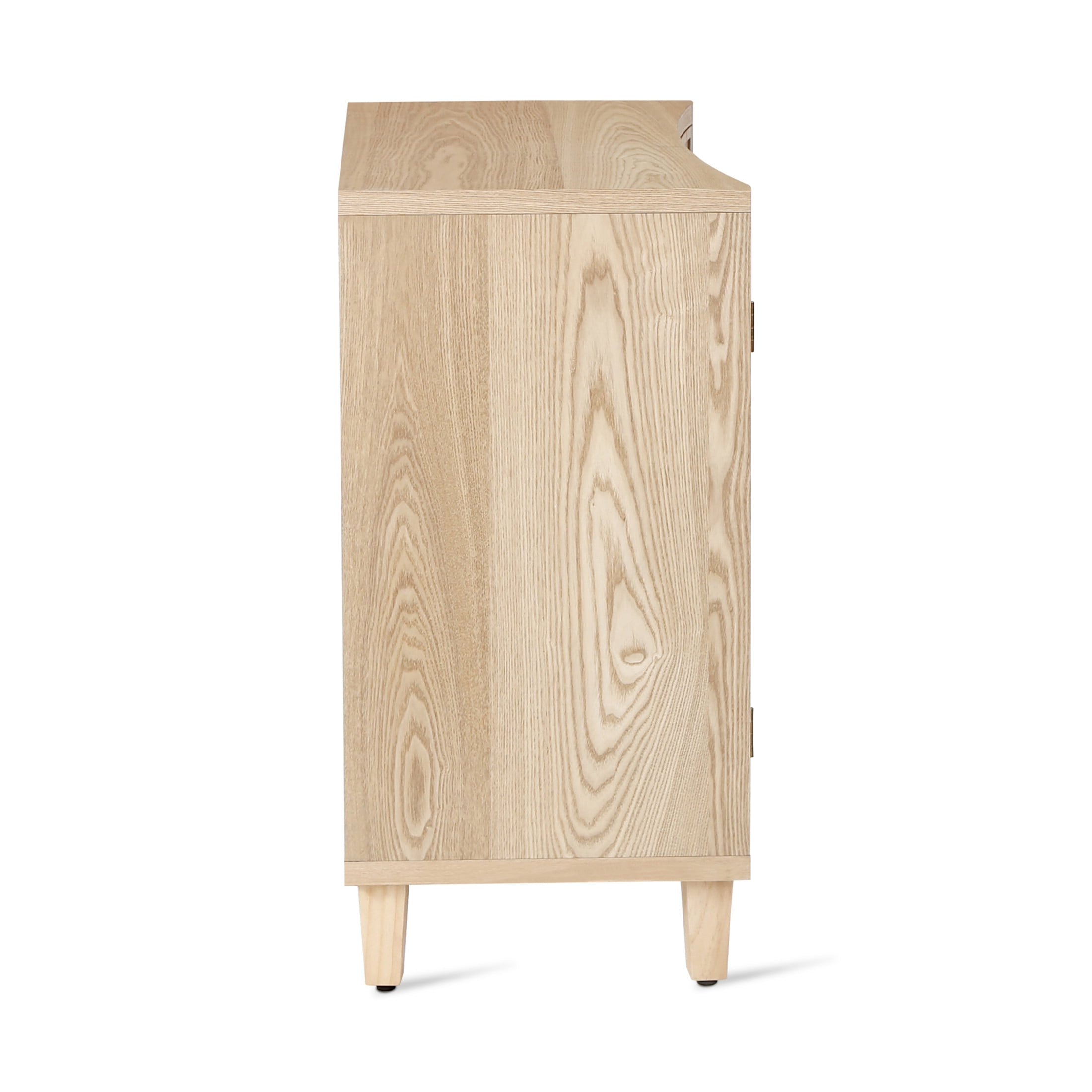 Christopher Knight Home Modern Moroccan Accent Cabinet, Geometric Wood Doors, Copper Knob, Adjustable Shelves, Natural
