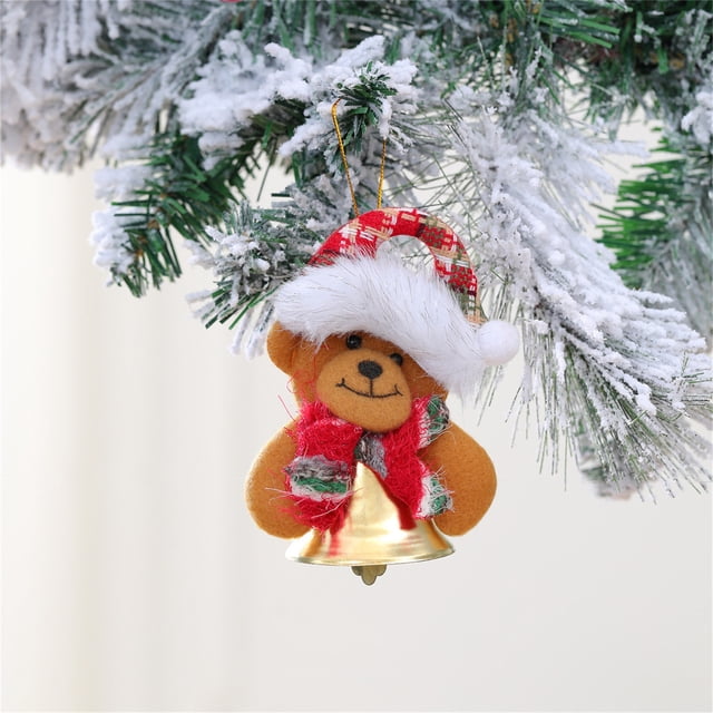 Adornos Navideños con Campanillas | Pequeños Regalos para Niños | Decoraciones para El Árbol de Navidad | Accesorios para Fiestas | 1 Adorno Navideño Colgante