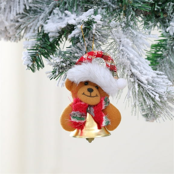 WEGFTDUOP Christmas Ornaments With Bells Christmas Decorations Small Gifts Christmas Tree Ornaments