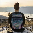 thumbnail image 6 of Backpack Cooler lunch bag 36 Can Capacity Insulated Bag for Camping, Beach, Hiking & Travel Heart-shaped Garlands Float, 6 of 7