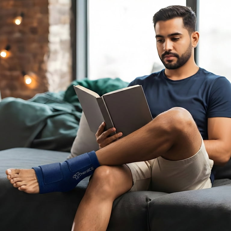 TheraICE Hot & Cold Gel Ankle Compression Wrap photo 6