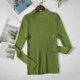 thumbnail image 1 of Suéter tejido de primavera, jerséis, Tops de manga larga para mujer, suéter de punto de cuello alto, ropa elegante para mujer, camisa con fondo de caramelo para mujer, 1 of 5
