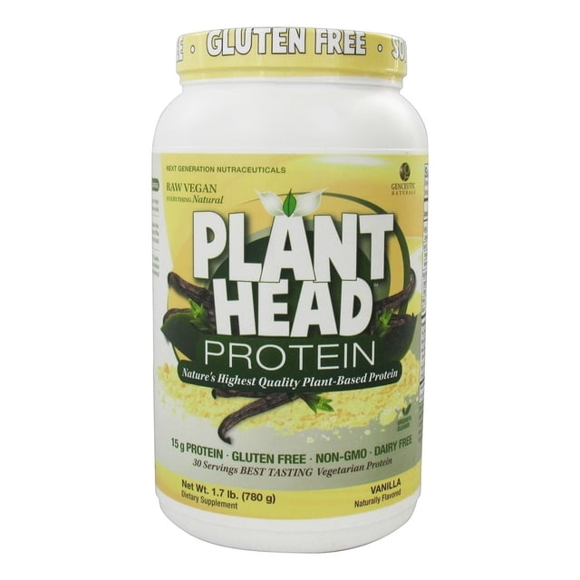 Plant Head - Poudre de Protéine Végétale Vanille - 1,7 Lb