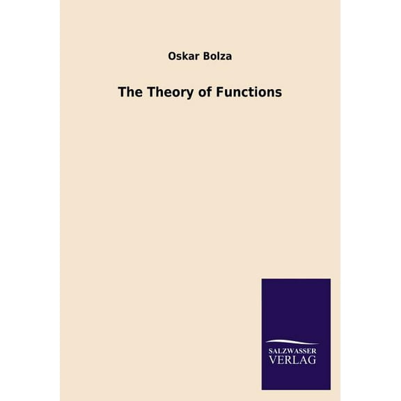 The Theory of Functions (Paperback)