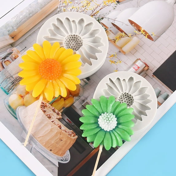 Creative Flower-Shaped Cake Mold - Heat-Resistant Silicone 3D Dessert Mold Kitchen Gadget for Home Baking