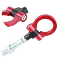 thumbnail image 3 of Tow Hook, Heavy Duty Tow Hook Red Folding Ring Racing Car Refitting Replacement for Veloster 2012-2017, 3 of 7