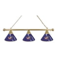 thumbnail image 1 of Holland Bar Stool BL3BRColBlu Columbus Blue Jackets 3 Shade Pool Billiard Light, Brass, 1 of 1